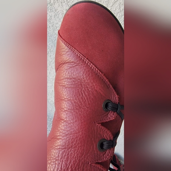 Arche Women's Bordeaux Leather Moccasins - Picture 5 of 12